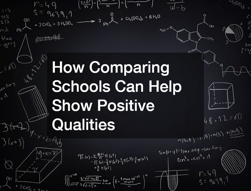 How Comparing Schools Can Help Show Positive Qualities